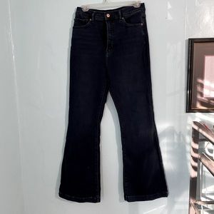 Express Flare Super High Rise Jeans
